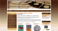 Desktop Screenshot of numis-hobby.cz